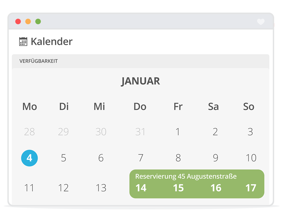 Buchungskalender